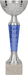 Srebrno-niebieski puchar 9105 T